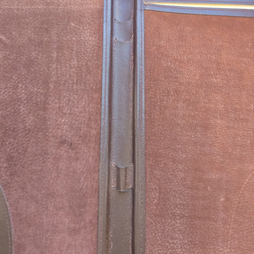 ​Vintage Burgundy Leather Portfolio / Padfolio - Monogrammed 